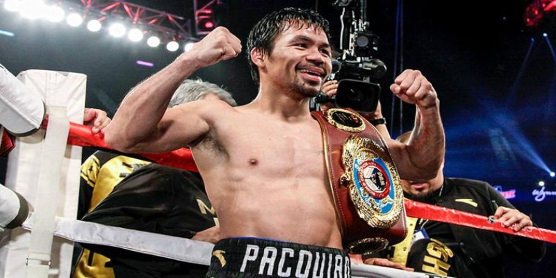 Pacquiao đạt danh hiệu vô địch ở 8 hạng cân