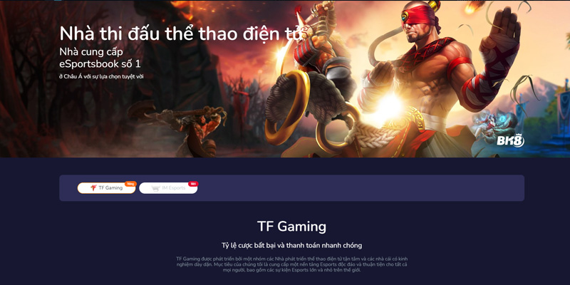 Lịch sử hình thành và phát triển của sảnh TF Gaming